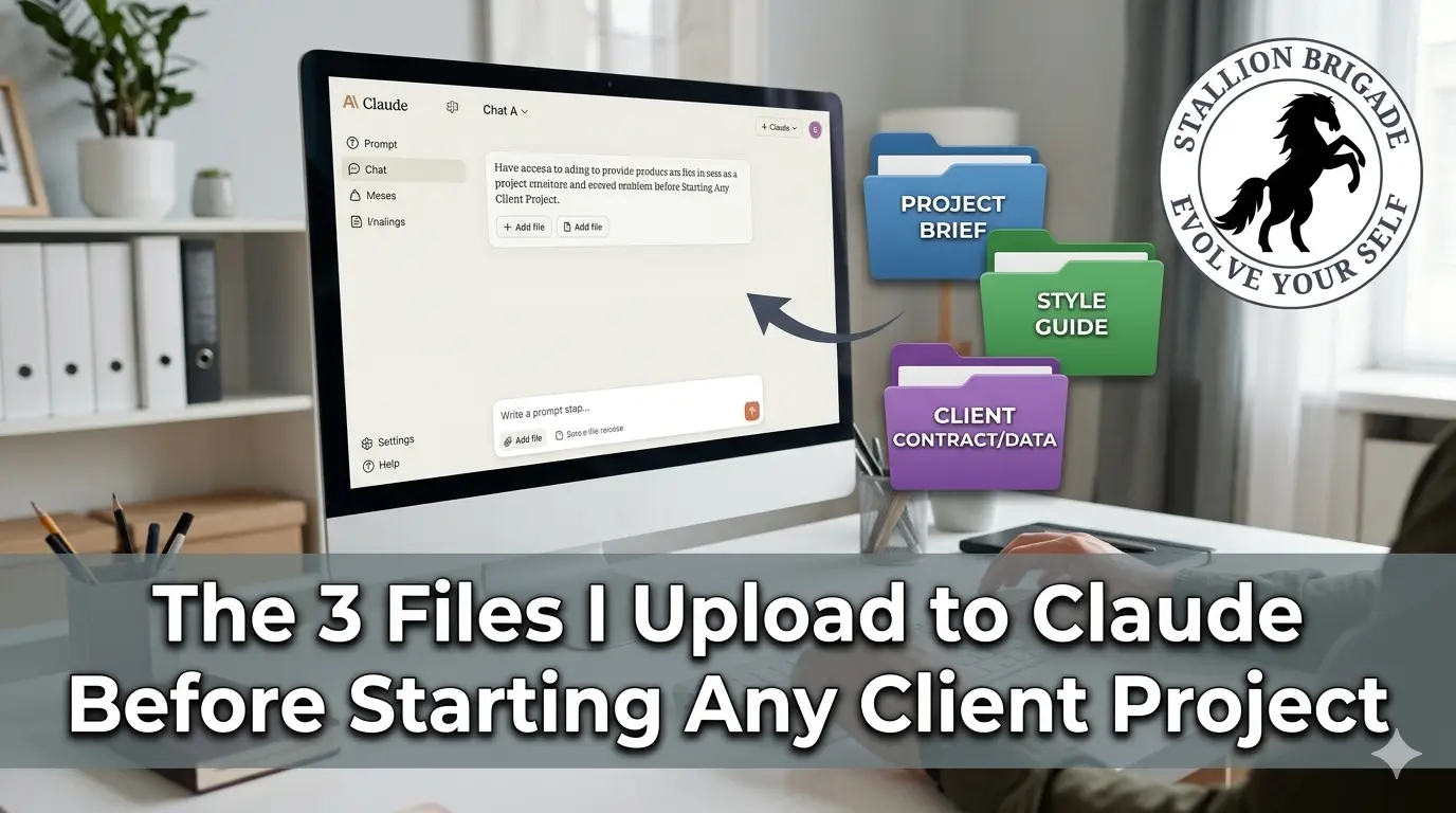 The 3 Files I Upload to Claude Before Starting Any Client Project