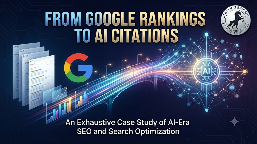From Google Rankings to AI Citations: An Exhaustive Case Study of AI-Era SEO and Search Optimization